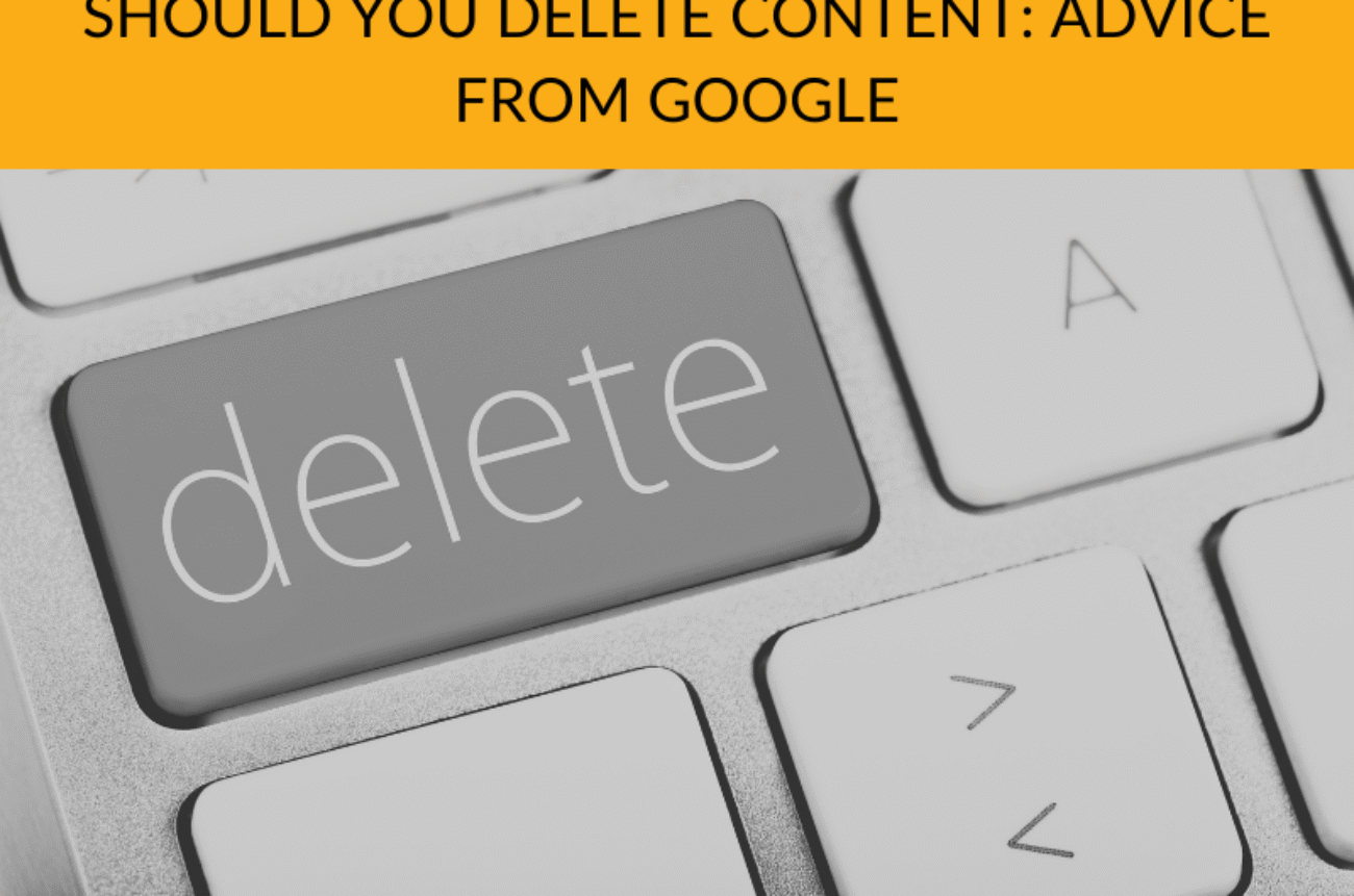 Delete Google Content